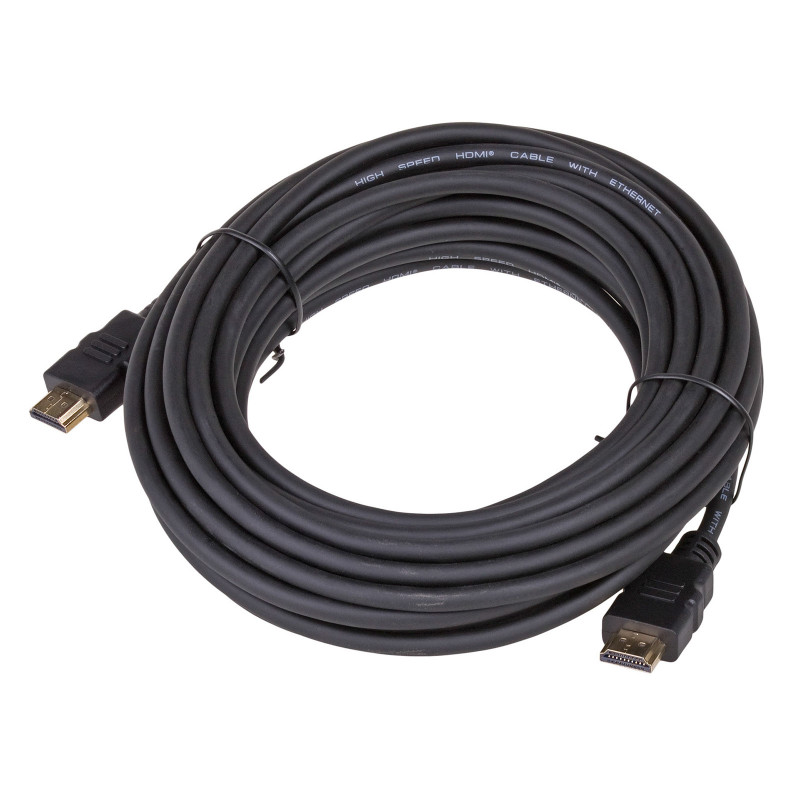 Akyga AK-HD-100A HDMI 1.4 High Speed kaabel Ethernetiga, 10 m, must
