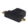 Akyga AK-AD-23 HDMI (F) - Mini HDMI (M) / Micro HDMI (M) adapter, must