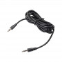 Akyga AK-AV-12 helikaabel 3,5 mm mini-jack pistik – pistik, 1,8 m, must