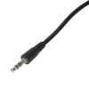 Akyga AK-AV-12 helikaabel 3,5 mm mini-jack pistik – pistik, 1,8 m, must