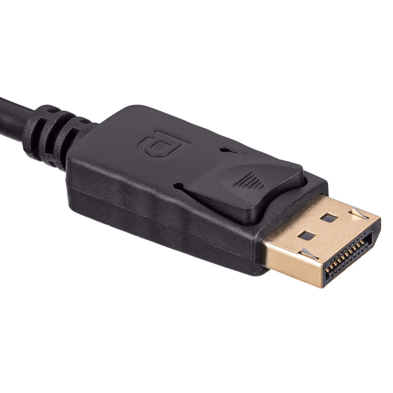 Akyga AK-AV-15 DisplayPort (pistik) – Mini DisplayPort (pistik) kaabel, 1,8 m, must