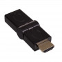 Akyga AK-AD-40 HDMI (M) - HDMI (F) 180° pööratava nurgaga adapter, must