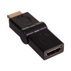 Akyga AK-AD-40 HDMI (M) - HDMI (F) 180° pööratava nurgaga adapter, must