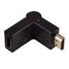 Akyga AK-AD-40 HDMI (M) - HDMI (F) 180° pööratava nurgaga adapter, must