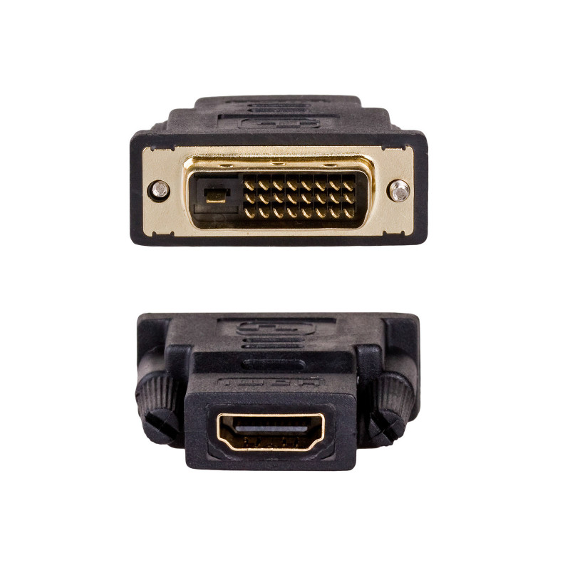 Akyga AK-AD-41 HDMI (F) - DVI-D 24+1 (M) adapter, must
