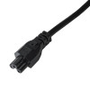 Akyga AK-NB-01A sülearvuti toitekaabel CEE 7/7 - IEC C5 (kolmikleht), 3x 0,5 mm², 1,5 m, must