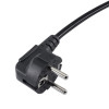 Akyga AK-NB-01C sülearvuti toitekaabel CEE 7/7 – IEC C5, vask 3x0,75 mm², 1,5 m, must