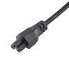 Akyga AK-NB-01C sülearvuti toitekaabel CEE 7/7 – IEC C5, vask 3x0,75 mm², 1,5 m, must