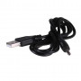 Akyga AK-DC-03 toitekaabel USB-A pistik – DC 3,5 x 1,35 mm pistik, 0,8 m, must