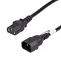 Akyga AK-PC-11A toite pikenduskaabel IEC C14 – IEC C13, CCA 3x0,5 mm², 5 m, must