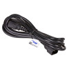 Akyga AK-PC-11A toite pikenduskaabel IEC C14 – IEC C13, CCA 3x0,5 mm², 5 m, must