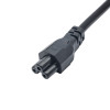 Akyga AK-NB-08A sülearvuti toitekaabel CEE 7/7 – IEC C5, CCA 3x0,5 mm², 1 m, must