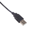 Akyga AK-DC-04 toitekaabel USB-A pistik – DC 5,5 x 2,5 mm pistik, 0,8 m, must