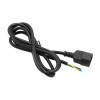 Akyga AK-OT-09C IEC C14 toitekaabel avatud otsaga, 3x 1 mm² vask, 1,8 m, must