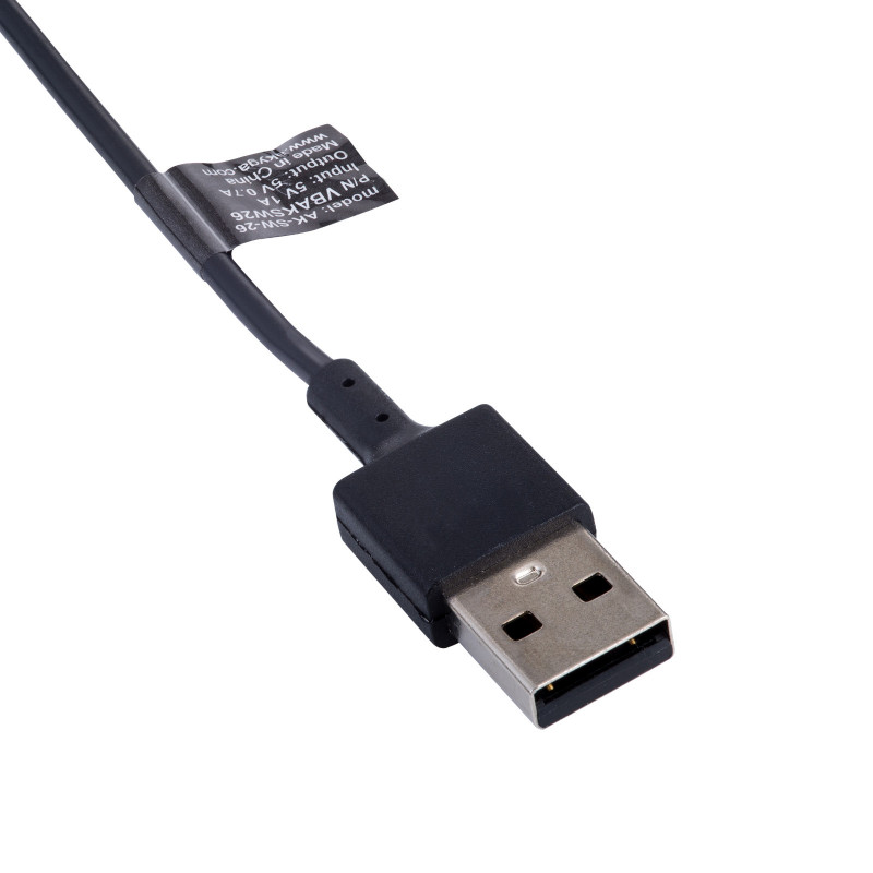 Akyga AK-SW-26 magnetiline laadimisalus Fitbit Versa 3 / Sense jaoks, USB-A, 1 m