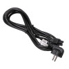 Akyga AK-NB-10C sülearvuti toitekaabel CEE 7/7 - IEC C5, 3x 0,75 mm² vask, 3 m, must