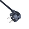 Akyga AK-NB-10C sülearvuti toitekaabel CEE 7/7 - IEC C5, 3x 0,75 mm² vask, 3 m, must