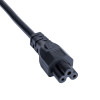 Akyga AK-NB-10C sülearvuti toitekaabel CEE 7/7 - IEC C5, 3x 0,75 mm² vask, 3 m, must