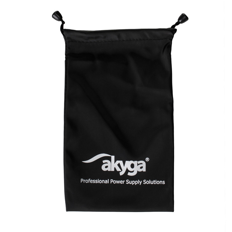 Akyga AK-AC-01 kaitsekott sülearvuti toiteadapteritele, 220 x 135 mm, must