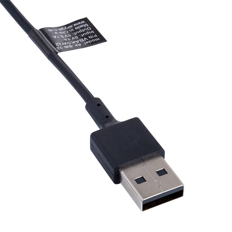 Akyga AK-SW-32 magnetiline laadimiskaabel Fitbit Inspire / Inspire HR / ACE 2 jaoks, USB, 1 m