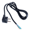 Akyga AK-OT-01C vaba otsaga toitekaabel CEE 7/7 (Schuko), vask 3 x 0,75 mm², 1,5 m, must