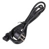Akyga AK-PC-06C toitekaabel CEE 7/7 (Schuko) – IEC C13, vask 3 x 1 mm², 3 m, must