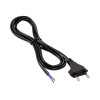 Akyga AK-OT-04A vaba otsaga toitekaabel CEE 7/16 (Europlug), vask 2 x 0,5 mm², 1,5 m, must