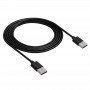 Akyga AK-USB-11 USB 2.0 kaabel USB-A (M) - USB-A (M), 1,8 m, must