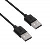 Akyga AK-USB-11 USB 2.0 kaabel USB-A (M) - USB-A (M), 1,8 m, must