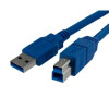 Akyga AK-USB-09 USB 3.0 printerikaabel USB-A (M) - USB-B (M), 1,8 m, must