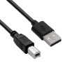 Akyga AK-USB-12 USB 2.0 printerikaabel USB-A (M) - USB-B (M), 3 m, must
