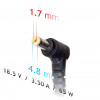 Akyga AK-ND-09 sülearvuti toiteadapter 18,5 V, 65 W, 4,8 x 1,7 mm, 1,2 m, HP sülearvutitele