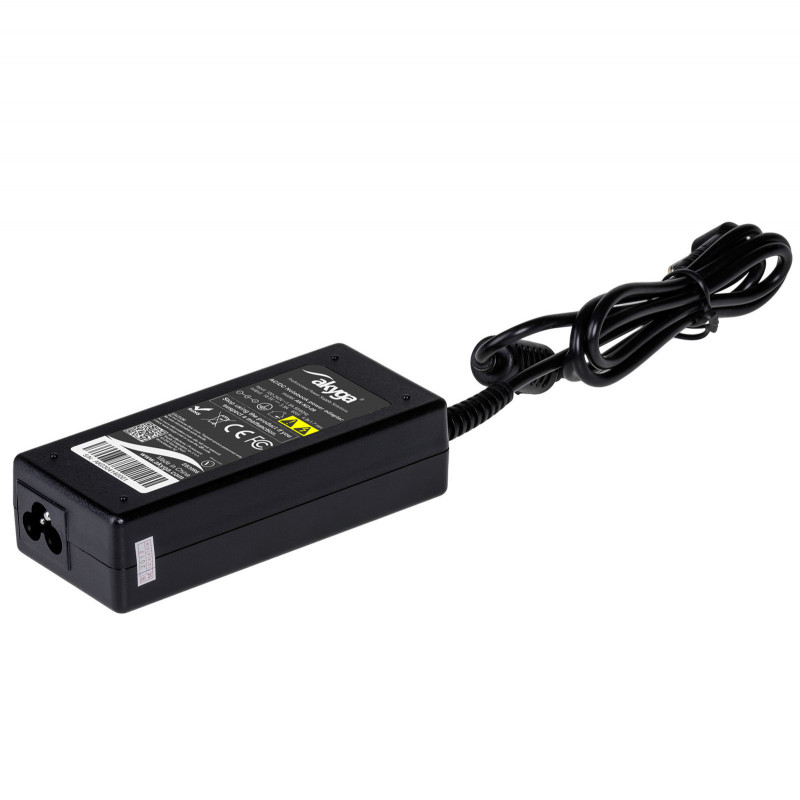 Akyga AK-ND-09 sülearvuti toiteadapter 18,5 V, 65 W, 4,8 x 1,7 mm, 1,2 m, HP sülearvutitele