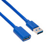 Akyga AK-USB-10 USB 3.0 pikenduskaabel USB-A pistik – pesa, 1,8 m, must
