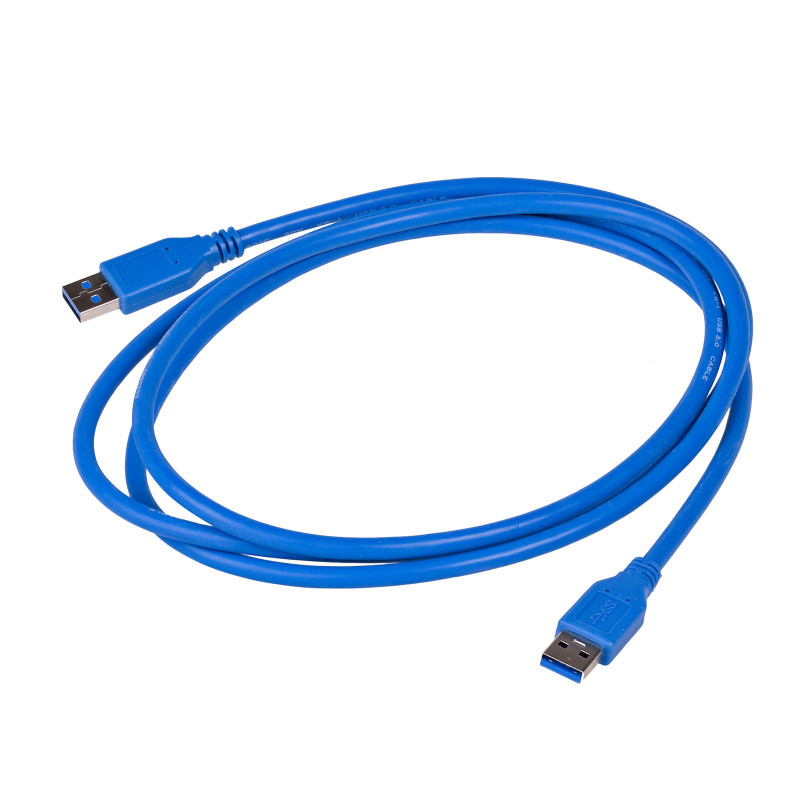 Akyga AK-USB-14 USB 3.0 kaabel USB-A (M) - USB-A (M), 1,8 m, sinine