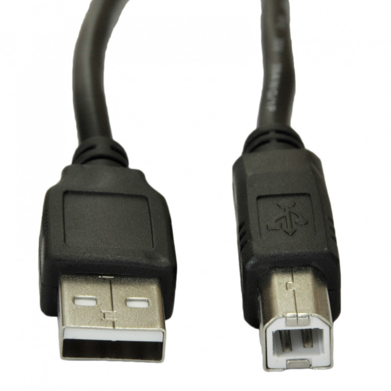 Akyga AK-USB-18 USB 2.0 printerikaabel USB-A (M) - USB-B (M), 5 m, must