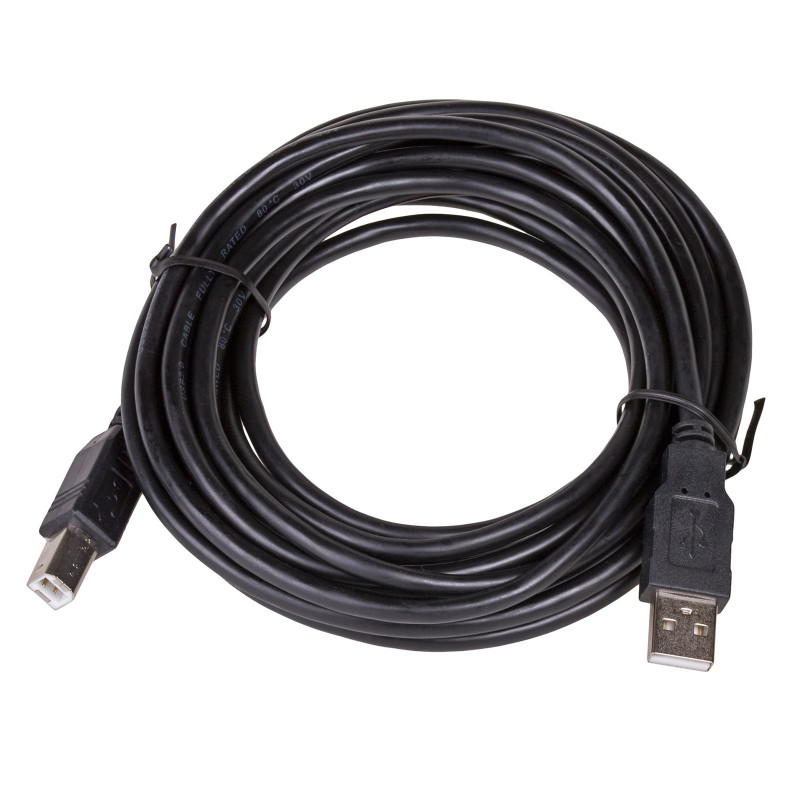 Akyga AK-USB-18 USB 2.0 printerikaabel USB-A (M) - USB-B (M), 5 m, must