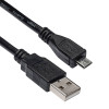 Akyga AK-USB-21 USB 2.0 kaabel USB-A (M) - Micro USB-B (M), 1 m, must