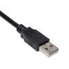 Akyga AK-USB-21 USB 2.0 kaabel USB-A (M) - Micro USB-B (M), 1 m, must