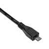 Akyga AK-USB-21 USB 2.0 kaabel USB-A (M) - Micro USB-B (M), 1 m, must