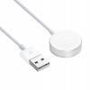 Akyga AK-SW-44 laadimiskaabel Apple Watch Ultra 2 / Series 9/8/7/6/5/4/3/2/1 jaoks, alumiiniumsulam, USB, 1 m, valge