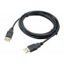 Akyga AK-USB-19 USB 2.0 pikenduskaabel USB-A (M) - USB-A (F), 3 m, must