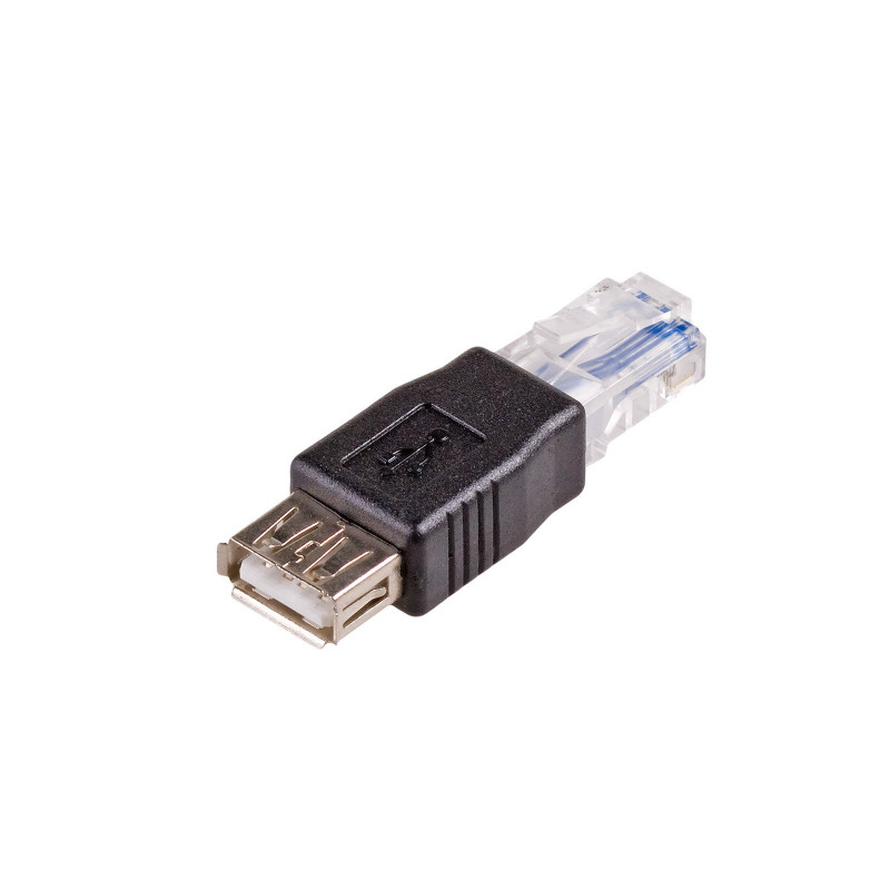 Akyga AK-AD-27 USB-A (F) - RJ45 (M) adapter, must