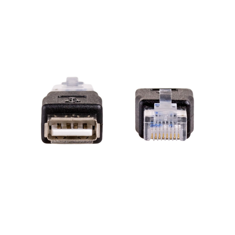 Akyga AK-AD-27 USB-A (F) - RJ45 (M) adapter, must