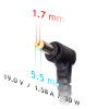 Akyga AK-ND-21 sülearvuti toiteadapter 19 V / 1,58 A, 30 W, 5,5 x 1,7 mm, 1,2 m, Acer sülearvutitele
