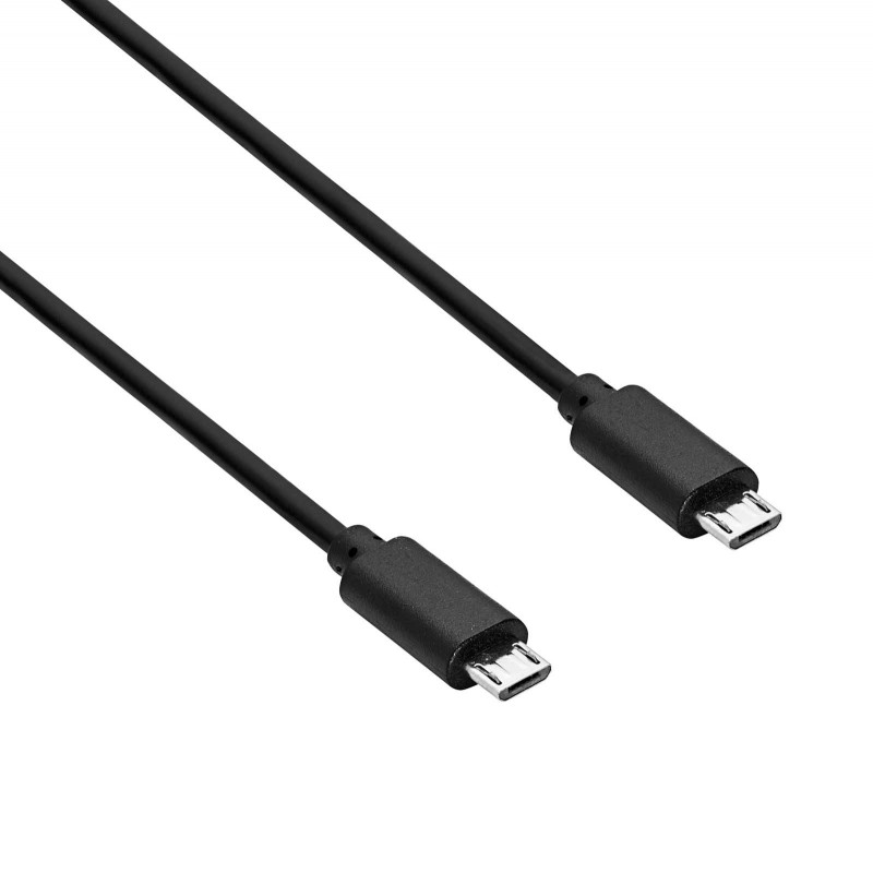 Akyga AK-USB-17 USB 2.0 kaabel Micro USB-B (M) - Micro USB-B (M), 0,6 m, must