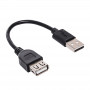 Akyga AK-USB-23 USB 2.0 pikenduskaabel USB-A (M) - USB-A (F), 15 cm, must