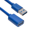 Akyga AK-USB-28 USB 3.0 pikenduskaabel USB-A (M) - USB-A (F), 1 m, must
