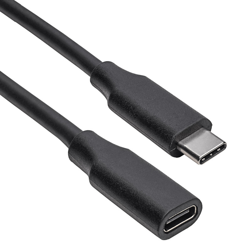 Akyga AK-USB-32 USB-C (M) - USB-C (F) pikenduskaabel, USB 3.1, 0,3 m