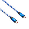 Akyga AK-USB-38 USB-C – USB-C kaabel, USB 2.0, 100 W, 1,8 m, sinine